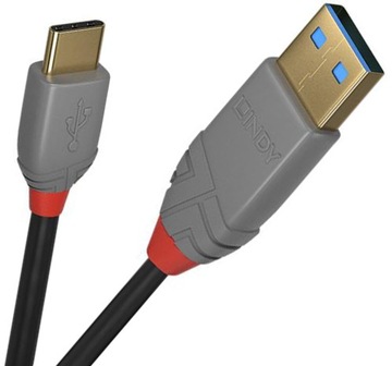 КАБЕЛЬ LINDY 36885 USB 2.0 A - C ANTHRA LINE 0,5 М