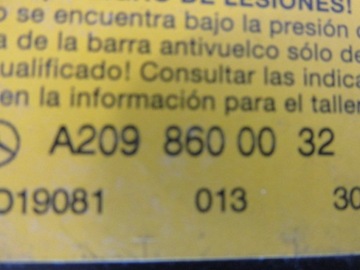 фото thumb №8, Подголовники дуги патроны mercedes clk w209