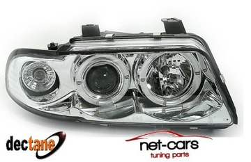 LAMPY REFLEKTORY AUDI A4 S4 B5 ANGEL EYES LED C