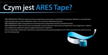 КИНЕСИОТЕЙПИРОВАНИЕ TEJP TAPE ARES KINESIOLOGY HIT