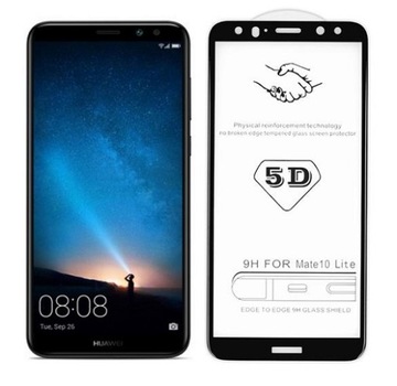 5D ПОЛНОСТЬЮ ЗАКАЛЕННОЕ СТЕКЛО ДЛЯ HUAWEI MATE 10 LITE