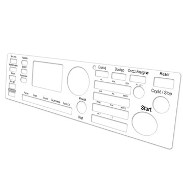 Konica Minolta Bizhub 195/215/235 Наклейка на панель