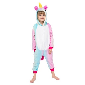 UNICORN Детская цельная пижама Kigurumi Onesie 122