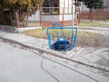 KARUZELA DO MIKROKABLI I ŚWIATŁOWODÓW ODWIJAK