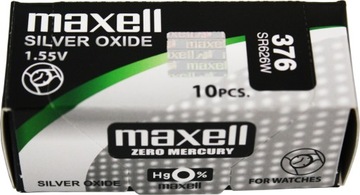 10 СЕРЕБРЯНЫХ БАТАРЕИ MAXELL SR626W 376 G4 377 626 377