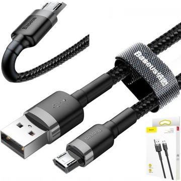 ДВУХСТОРОННИЙ КАБЕЛЬ BASEUS 2.4A 1M MICRO USB QC 3