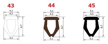 10mb Уплотнители Оконные уплотнители VEKA S-835x