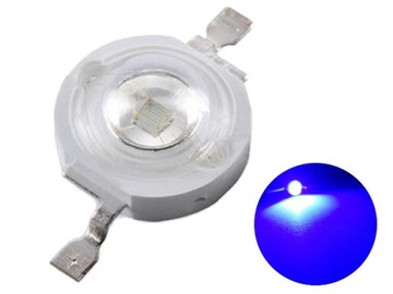 POWER LED 1 Вт Epistar Royal Blue 450 нм, 45 мил