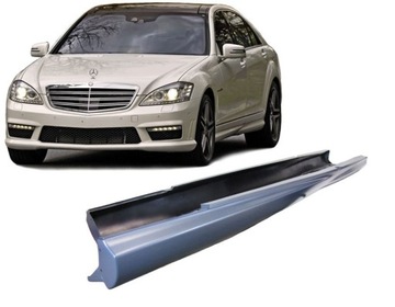 Боковые пороги Спойлеры MERCEDES W221 LONG AMG 06-11