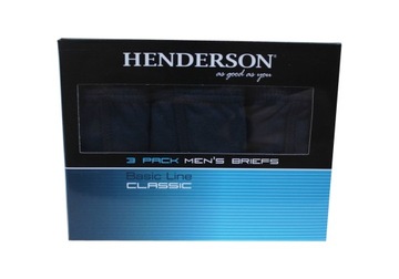 Трусы HENDERSON CLASSIC 1446, 3 пары, XXL K122 ЧЕРНЫЕ