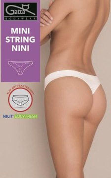 Трусики GATTA MINI STRING NINI бежевые M, 5шт.