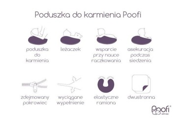 Подушка для кормления Poofi Organic с круассанами