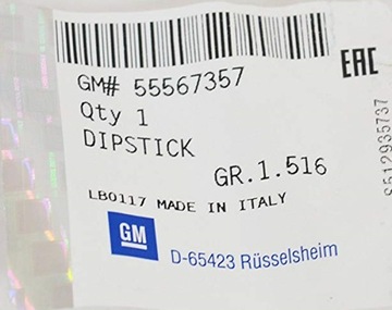 фото thumb №10, Gm щуп рівня масла opel insignia a 2.0 cdti оригінал