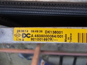 Радиатор воды кондиционер renault twingo 3 a4535000003 Доставка, фото thumb