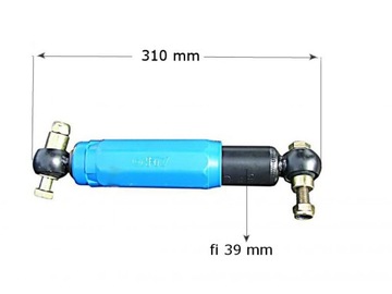 Amortyzator Osi Siłownik 1350kg +Śruby Alko Orygin