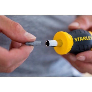 Отвертка Stanley MULTIBIT с трещоткой +6 бит