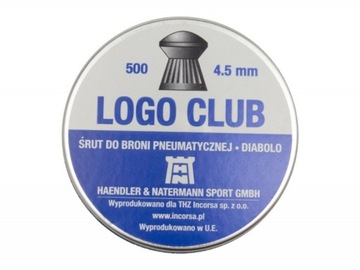 Пули 4,5 мм для пневматического пистолета Diabolo H&N Logo Club 500 шт.