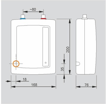 ПРОМОЧНЫЙ ВОДОНАГРЕВАТЕЛЬ KOSPEL AMICUS 4,4 КВТ