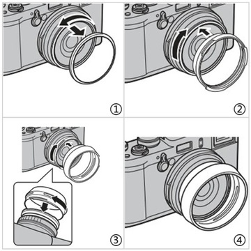 АДАПТЕР СОЛНЦЕЗАЩИТНОГО ЭКРАНА для FUJIFILM X100F