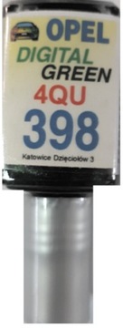 OPEL 398 4QU DIGITAL GREEN LAKIER ZAPRAWKA DO RYS