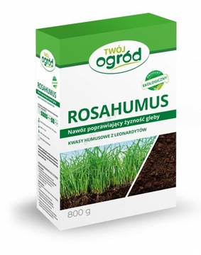 Rosahumus 800 Г ГУМИНОВЫЕ КИСЛОТЫ ГУМУС 0,8 КГ УДОБРЕНИЯ