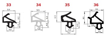 ALUPLAST S-1172 Уплотнитель оконный