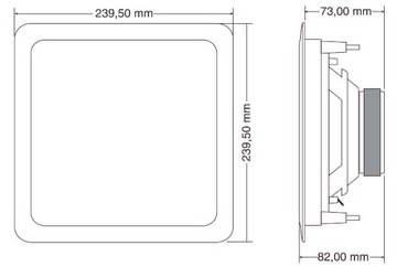 P2 РАДИОПРИЕМНИК СКРЫТОГО МОНТАЖА С BLUETOOTH/SD/USB-MP3 БЕЛЫЙ