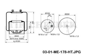 ПОДУШКА 4390 NP02 MERCEDES ACTROS COMPLETE HT