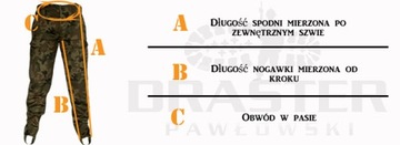 Spodnie Wojskowe Moro Oryginał Wz93 US18 r 115/182