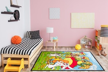 КОВЕР FUN KIDS 100х160 ДЕТСКИЙ Заяц Грибной Лес 613y