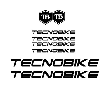 Набор наклеек TECNOBIKE для велосипедных наклеек