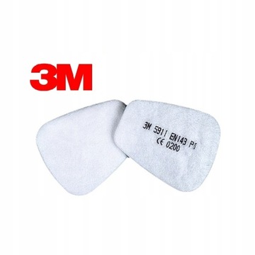 3M 5911 Пылевой фильтр для канистр 2 шт.