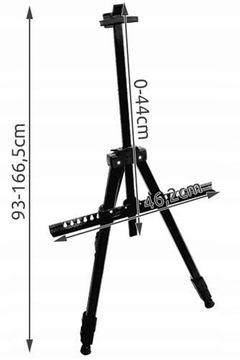 SZTALUGA ALUMINIOWA MALARSKA 170 CM + POKROWIEC