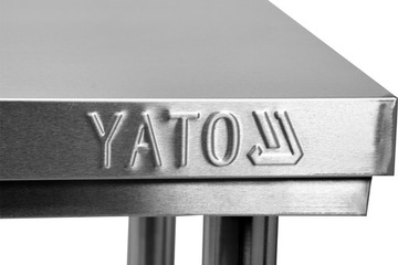 ГАСТРОНОМИЧНАЯ СТОЛЕШНЯ YATO 100x60см С ПОЛКОЙ ИЗ ИНОКСА