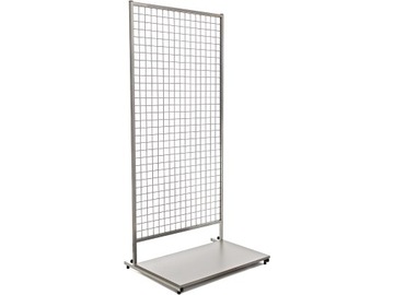 PARAWAN JEDNOSTRONNY Z PÓŁKĄ KRATA 80x180 h1