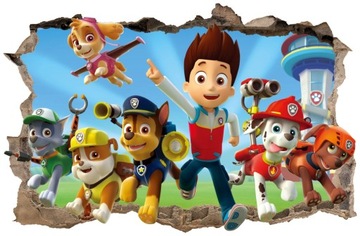 НАСТЕННЫЕ НАКЛЕЙКИ PAW PATROL Hole 58 100x65 см