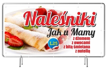 Gotowe Baner REKLAMA 3mx1m - Lody Gałkowe Szyld