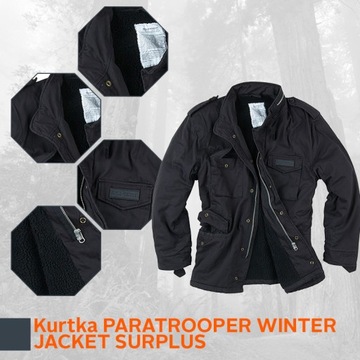 SURPLUS Большая куртка M65 US PARATROOPER 4XL + карточка