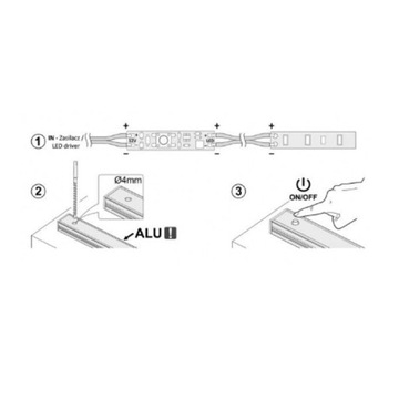 Переключатель для профиля MS60 DesignLight Led