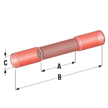 Коннектор термоусадочный CRIMP-SEAL 0,5-1,5мм 100шт.