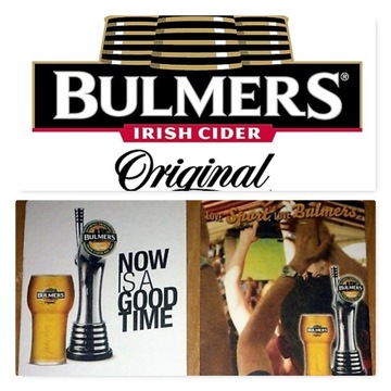 Подставки BULMERS TAP 100шт 9х11,5см ИРЛАНДИЯ