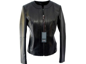 КОЖАНАЯ КУРТКА CHANEL ЖЕНСКАЯ, ЧЕРНАЯ, ДЕЛИКАТНАЯ M