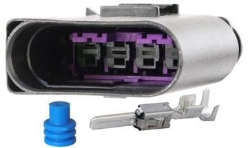 1j0973824 роз'єм 4 pin з'єднувач штекер гніздо vw 2,8 фото №1