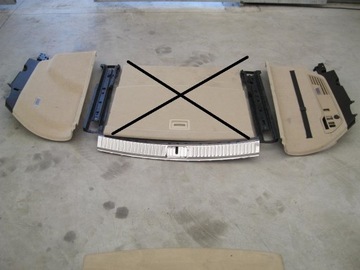 Vw touareg 7p оббивка багажника обшивки підлога фото №1