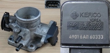 Hyundai getz 02-05 r 1.3 12v дросельна заслінка фото №1