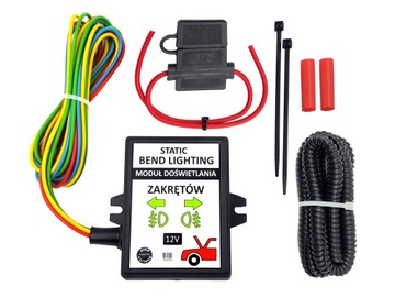 Блок управления модуль подсветки подсветка поворотов света zakrętowe 12v фото №1