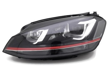 Vw golf 7 vii gti 12- фара ксенон левый новый ^ фото №1