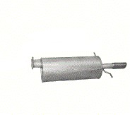 Глушитель конечный mazda 626 poj.1,8+2,0 фото №1