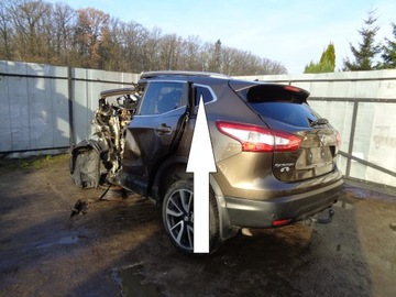 Скло кузовна ліва зад nissan qashqai ii j11 фото №1