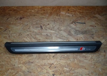 Audi q5 s-line планка накладка порогова поріг перед фото №1